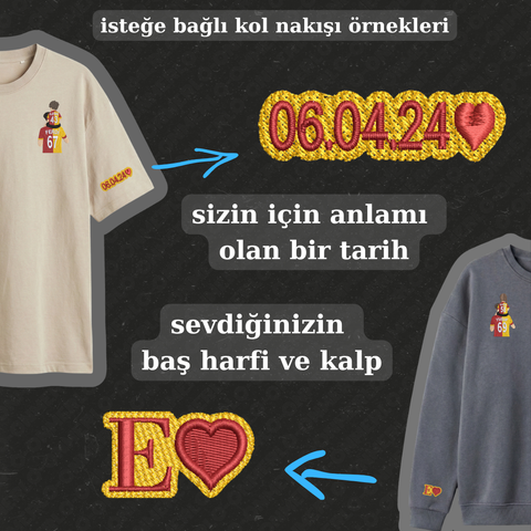 Sarı-Kırmızı Formalı Baba-Çocuk: Omuzda