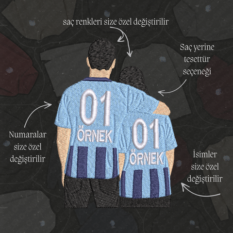 Mavi-Lacivert #01 Formalı Sevgili-Taraftar