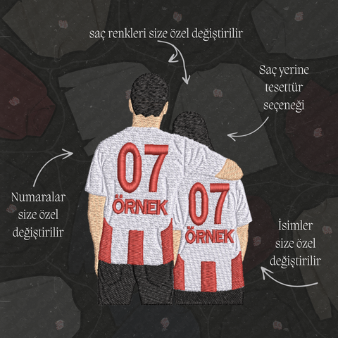 Kırmızı-Beyaz #07 Formalı Sevgili-Taraftar