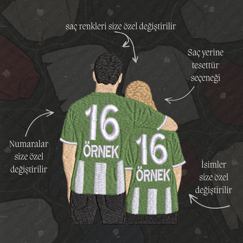 Yeşil-Beyaz #16 Formalı Sevgili-Taraftar