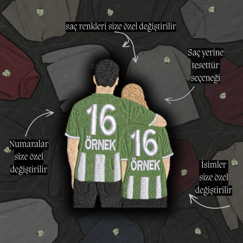 Yeşil-Beyaz #16 Formalı Sevgili-Taraftar