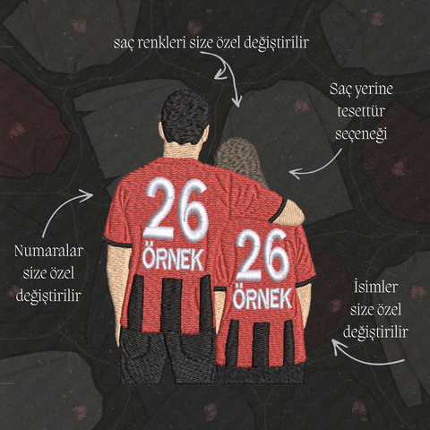 Kırmızı-Siyah #26 Formalı Sevgili-Taraftar