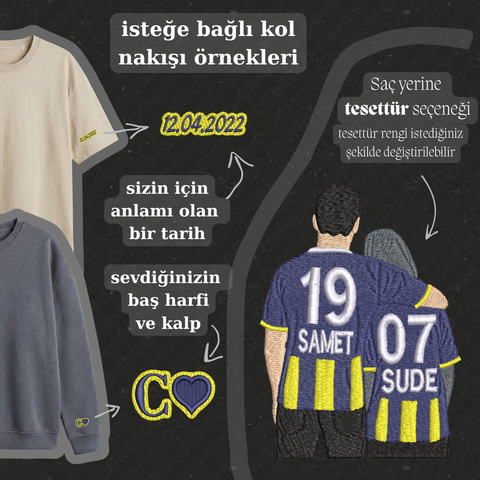 Sarı-Lacivert Formalı Sevgili-Taraftar