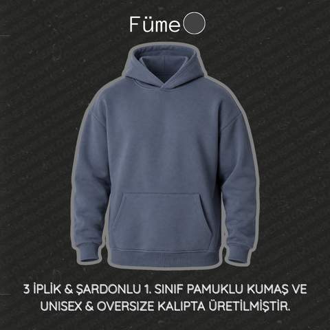 Kişiye Özel Yazı & Logo Nakışlı - Hoodie (Kapüşonlu)