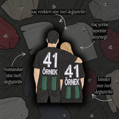 Siyah-Yeşil #41 Formalı Sevgili-Taraftar