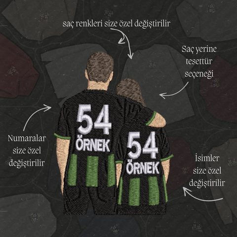 Siyah-Yeşil #54 Formalı Sevgili-Taraftar