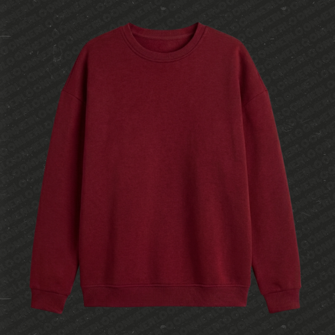 Basic Oversize 0 Yaka Sweatshirt