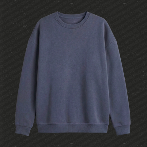 Basic Oversize 0 Yaka Sweatshirt