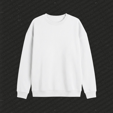 Basic Oversize 0 Yaka Sweatshirt