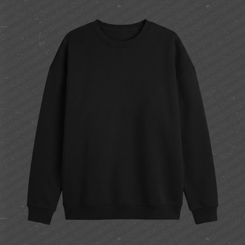 Basic Oversize 0 Yaka Sweatshirt