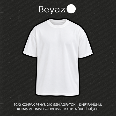 Kişiye Özel Yazı & Logo Nakışlı - 0 Yaka T-Shirt