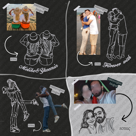 Çizgisel Fotoğraf Nakışı