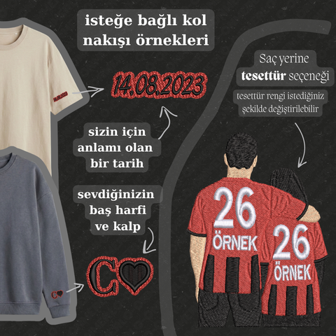 Kırmızı-Siyah #26 Formalı Sevgili-Taraftar