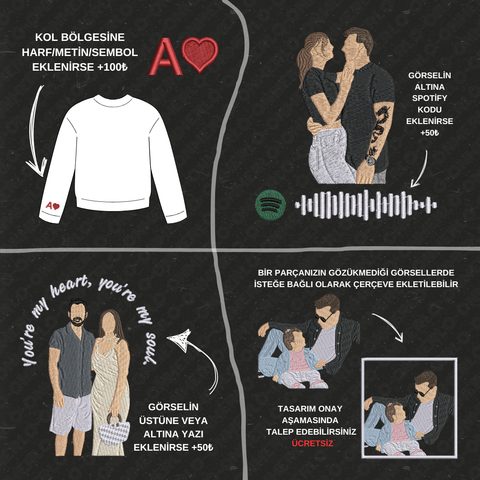 Kişiye Özel Standart Fotoğraf Nakışı