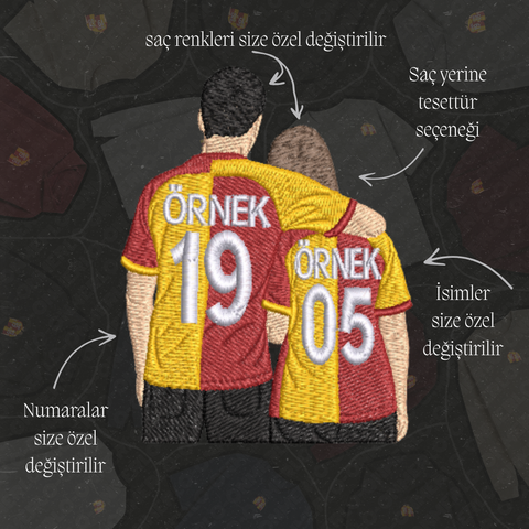 Sarı-Kırmızı Formalı Sevgili-Taraftar