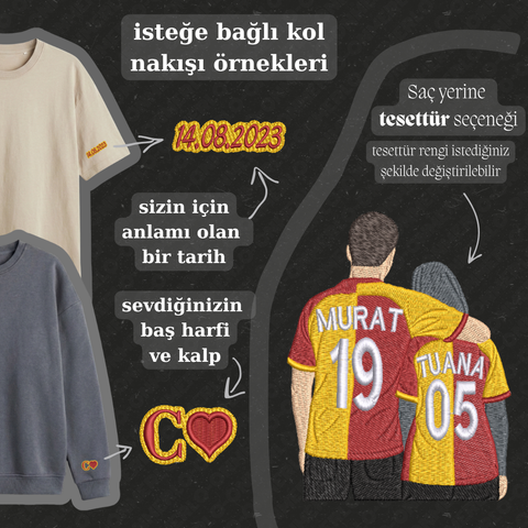 Sarı-Kırmızı Formalı Sevgili-Taraftar