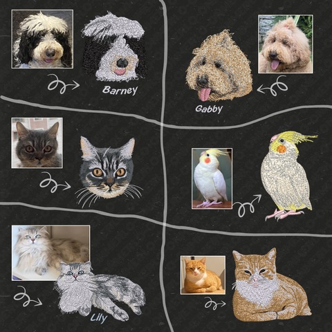 Kişiye Özel Hayvan Nakışı