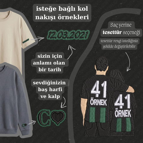 Siyah-Yeşil #41 Formalı Sevgili-Taraftar