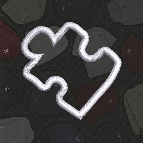Kalp boşluklu puzzle