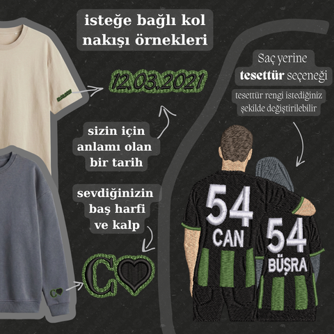 Siyah-Yeşil #54 Formalı Sevgili-Taraftar